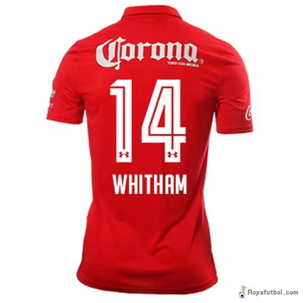 Camiseta Deportivo Toluca Replica Primera Ropa Whitham 2016/17 Rojo